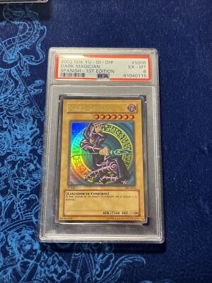 Yu-Gi-Oh! Dark Magician 1st Edition Ultra Rare BIY-S006 Spanish PSA 6 - Image 1 of 3