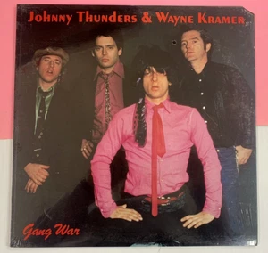 JOHNNY THUNDERS & WAYNE KRAMER Gang War 1990 original LP *STILL SEALED* ML 152 - Picture 1 of 4
