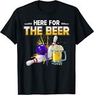 New Bowling Hobby Here For The Beer Drinking Unisex T-Shirt Funny S-5XL