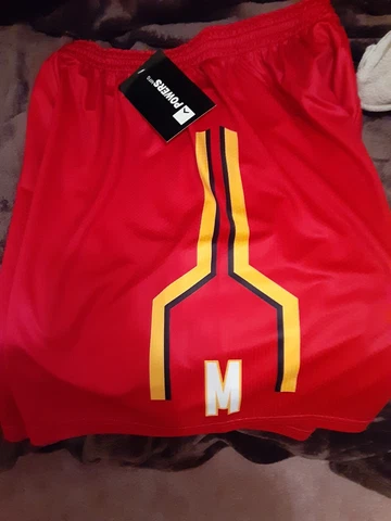New Red NCAA Maryland Terrapins XL Basketball Shorts Powers Brand USA Cover
