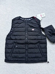 DANTON WOMEN INNER DOWN CREWNECK VEST SIZE M BLACK NEW - Picture 1 of 7