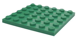 Lego 2 Stück Platten in grün 6x6 grüne Platten Basic City Star Wars (3958) Neu - Bild 1 von 1