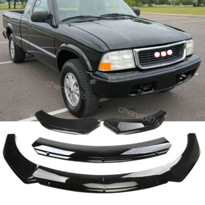 For GMC Sonoma Front Bumper Lip Spoiler Splitter Parts Accessories Painted Black - Image 1 of 4