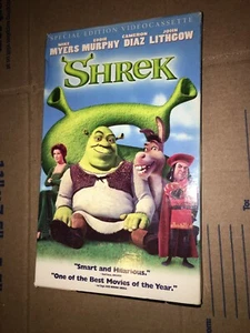  VHS Shrek Special Edition 2001 DreamWorks  Big Box TESTED - Picture 1 of 8