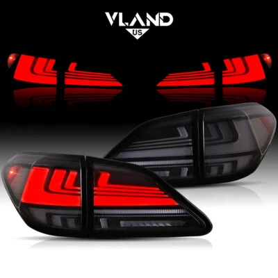 Luces traseras LED VLAND AHUMADAS para Lexus RX 350 F 450 H 2010-2015 con secuencial Foto 1 de 4