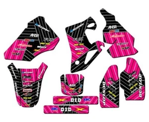 1996-2002 CR 80 RACE SERIES Pink Senge Graphics Kit Compatible with Honda - Picture 1 of 4