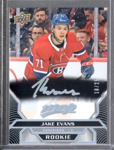 2020-21 Upper Deck MVP Super Script #246 Jake Evans 10/25 - Picture 1 of 2