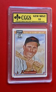 1987 LEAF BROOKS ROBINSON #H9 BALTIMORE ORIOLES Graded HOF Baseball Card CGGS 10