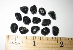 13 CUENTAS DE PIEDRA PERFORADA NUUMMITA AUTÉNTICA PULIDA GOENLANDIA 7,2 gramos *6 - Imagen 1 de 11