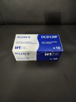 10 x SONY DGD120P DDS-2 DATEN BÄNDER AUCH FÜR DAT VERWENDBAR NEU & OVP °°TOP°° - Bild 1 von 4