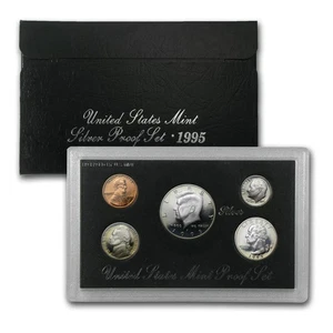 1995 Silver Proof Set U.S. Mint Original Government Packaging OGP COA - Picture 1 of 1