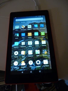 Amazon Fire 7 Orange (7th Generation) 7 inch 8GB WIFI Tablet (SR043KL) - Picture 1 of 7
