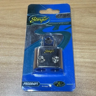 Stinger HPM Series PRODR4PT Platinum 4 Gauge Dual Input Ring Terminal - Image 1 of 4