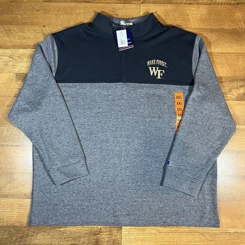 Wake Forest Demon Deacons Champion NCAA Men 1/4 Zip Pullover Jacket Size 2XL NEW Cover