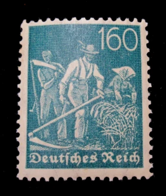 Sello de Alemania Sc 149 Deutsches Reich 160 Pfennig como nuevo NH Foto 1 de 3