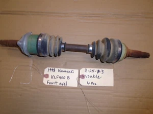 1998 KAWASAKI KLF400B FRONT AXLE R-25-3 - Picture 1 of 5