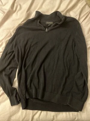 Banana republic sweater MEN size LARGE BLACK color - Image 1 of 4