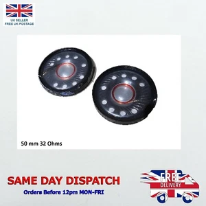 50mm Titanium Diaphragm Headphone Speaker Driver For AKG K371 K361 K545 Headsets - Picture 1 of 11