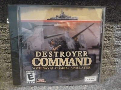Destroyer Command WWII Naval Combat Simulator (Windows 95 & 98) CD-ROM Game NEW - Image 1 of 2