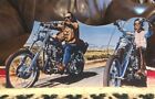 "Easy Rider"" Peter Fonda & Dennis Hopper Film Tischplatte Display Standtee 10 lang"