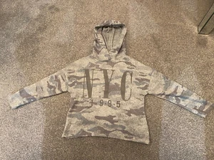 girls hooded camo top 4-5 years - Picture 1 of 1