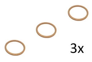 3 piezas anillo de sellado de cobre junta cobre 24x30x2 mm DIN 7603 forma A M24 rosca - Imagen 1 de 1