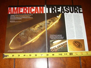 SUMMERS BROTHERS GOLDENROD BONNEVILLE RACE CAR ORIGINAL 2005 ARTICLE - Picture 1 of 3