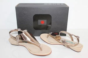 Tsubo 1007483 Georgea 5.5 Women Metallic Leather Sandle Shoes Dahlia Gold US 5.5 - Picture 1 of 6