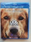 A Dog's Purpose neuf scellé (Blu-ray/DVD, 2017)