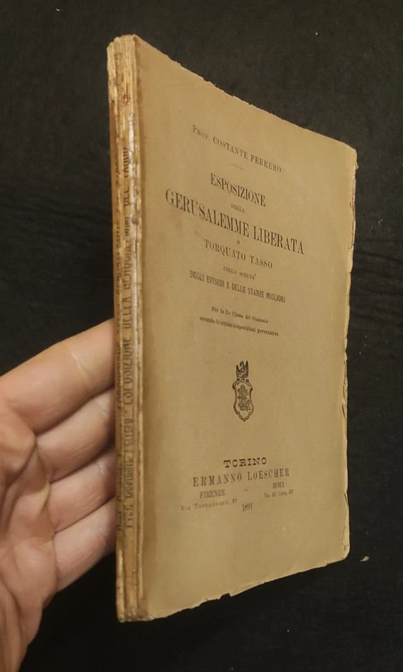 FERRERO ESPOSIZIONE GERUSALEMME LIBERATA TORQUATO TASSO - Immagine 1 di 1