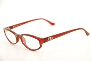 New Authentic Dior CD 2033 30B Dark Red/Silver 51mm Frames Eyeglasses Austria RX - Picture 1 of 6