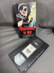 Nightmare In Wax (VHS, 1986) Horror Cult Classic - Picture 1 of 10