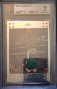 2007-08 Topps Chrome #131 Kevin Durant Rookie RC Sonics - BGS 9 - Bild 1 von 2
