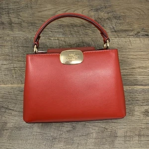 Coach Eliza Mini Carryall Bag CW040| Bold Red — New - Picture 1 of 6