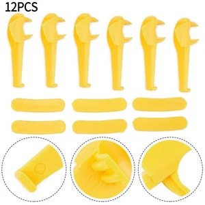 6 Pairs Tyre Tire Changer Nylon Mount Demount Duck-Head Insert Rim Protector - Picture 1 of 12