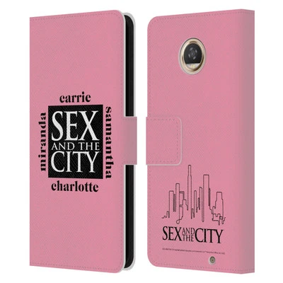 SEX AND THE CITY: TELEVISION SERIES GRAPHICS LEATHER BOOK CASE MOTOROLA PHONES - Image 1 of 4
