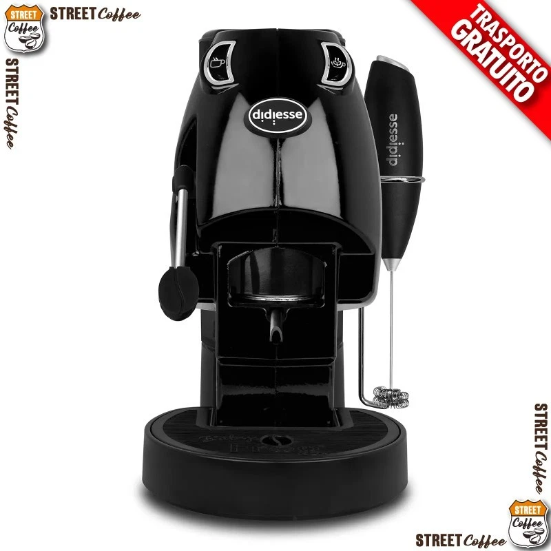 Macchina caffè DIDIESSE BABY Frog Coffee Tea + FRULLINO Nero Nera  + OMAGGIO - Immagine 1 di 4