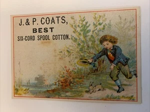 (C) Victorian Trade Cards, J & P Coats’ Best Six Cord Thread - Picture 1 of 2