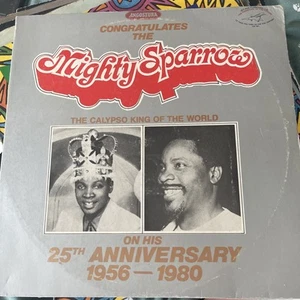 Mighty Sparrow 25th Anniversary 1956-1980 VG 2 x Vinyl LP Record Album JAF001 - Picture 1 of 4