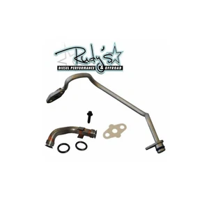 Updated Turbo Feed & Drain Line Tube For Ford 6.0L Powerstroke F250 F350 F450 - Picture 1 of 1