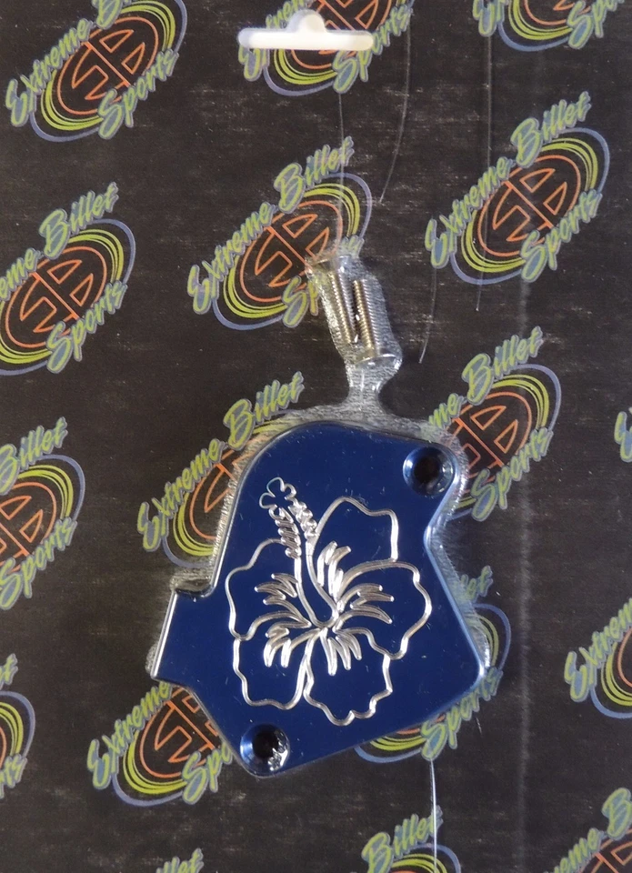 YAMAHA RAPTOR 50 80 90 SUZUKI QUADSPORT ГИБИСКУС СИНИЙ АЛЮМИНИЕВЫЙ ЧЕХОЛ ДРОССЕЛЬНОЙ ЗАСЛОНКИ - Изображение 1 из 1