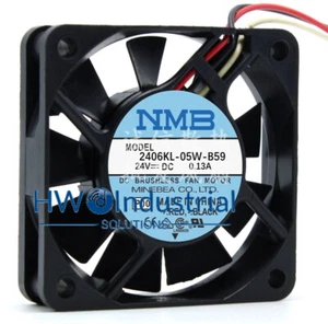 Ventilador de refrigeración del sistema Fanuc 1 pieza nuevo NMB 2406KL-05W-B59 60*15 mm 6 cm 24V 0,13A - Imagen 1 de 5