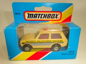 Matchbox Superfast Nr. 20B Police Patrol beige "Paris-Dakar '83" Sondermodell - Bild 1 von 4