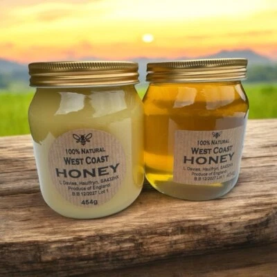 WEST COAST LABELS HONEY JAR LABELS Craft Paper Round Rectangle 50 mm PERSONALISED SELF ADHESIVE