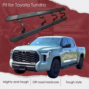 2PCs Side Steps Running Boards Fits for TOYOTA TUNDRA 2022-2026 Side Nerf Bars - Picture 1 of 6