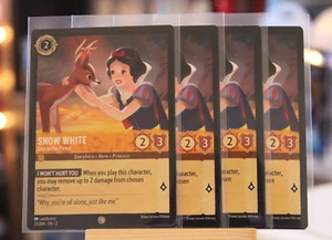 Disney Lorcana Play Set - Snow White Lost in the Forest - 23/204 NM+ NON-Foil x4 - Picture 1 of 1