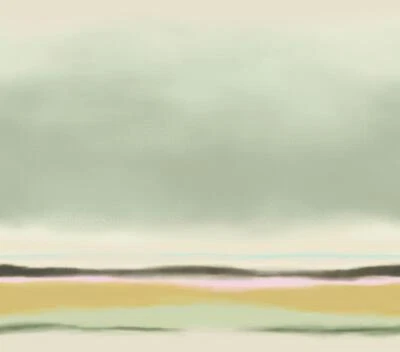 Eijffinger Tapete Twist 318071 Sunset grün Wandbild Wandpaneele Digitaldruck - Bild 1 von 4