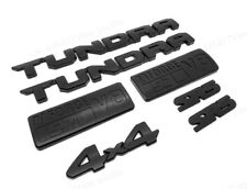7PCS BLACKOUT EMBLEMS OVERLAY KIT 2014-2021 for TUNDRA SR5 5.7L V8 iforce 4X4