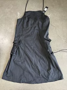 Dress by Fashion Nova Precious Cargo Parachute mini dress black sz L NWT - Picture 1 of 13