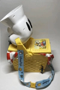 Disney Parks Mickey Minnie Runaway Railway Popcorn Bucket Picnic Basket factory - Picture 1 of 9